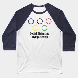 Social Distancing Olympics Baseball T-Shirt